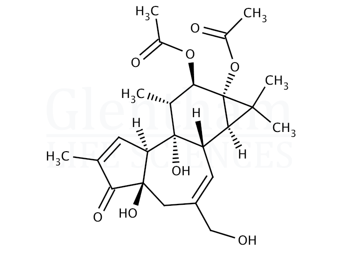 Structure for Phorbol 12,13-diacetate 