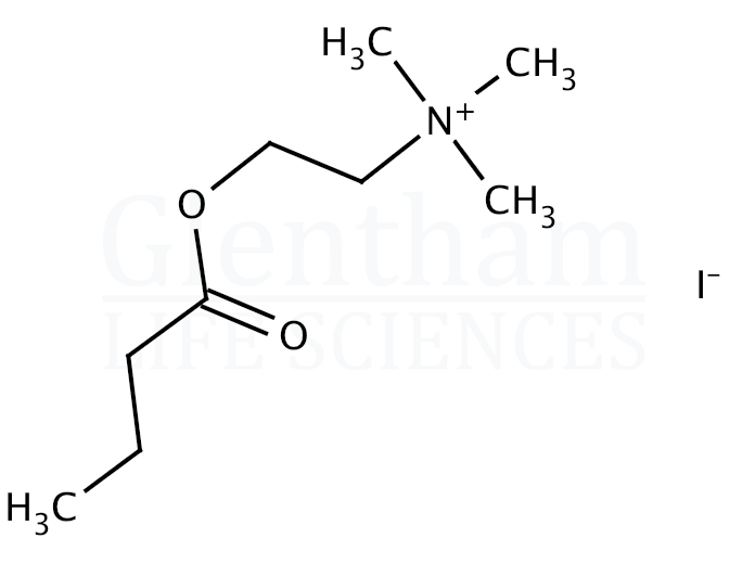 Butyrylcholine iodide Structure