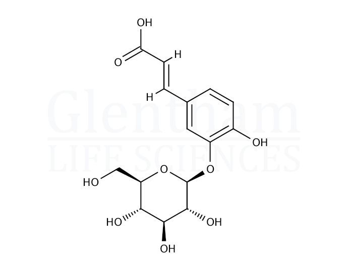 Caffeic acid 3-b-D-glucoside Structure