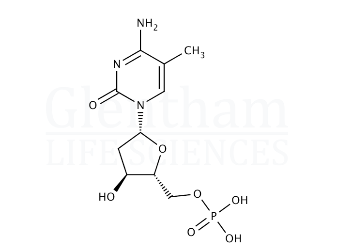 2''-Deoxy-5-methylcytidine-5''-monophosphate disodium salt Structure