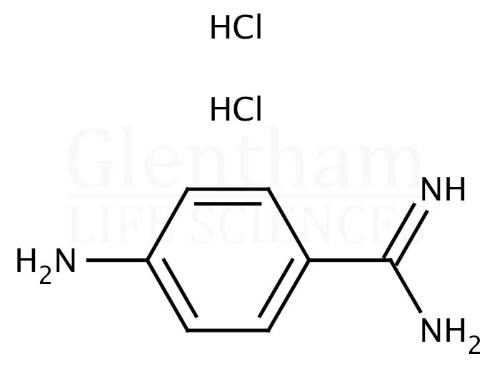 Structure for 4-Aminobenzamidine dihydrochloride