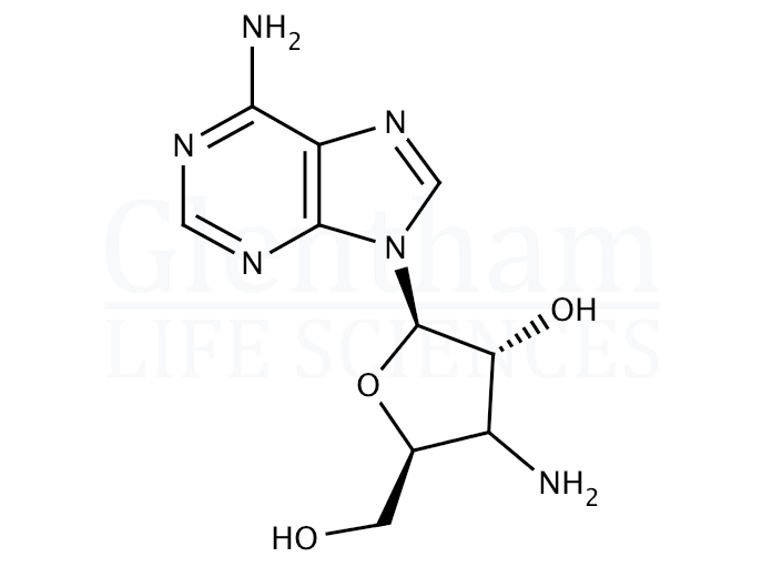 3''-Amino-3''-deoxyadenosine Structure