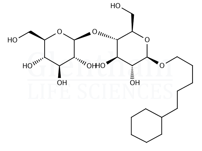 Structure for  5-Cyclohexylpentyl β-D-maltoside  (250692-65-0)