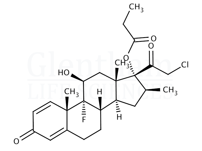 Structure for Clobetasol propionate, USP grade