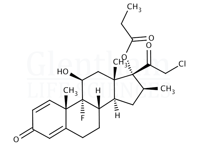 Strcuture for Clobetasol propionate