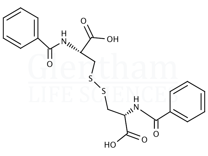 N,N′-Dibenzoyl-L-cystine  Structure