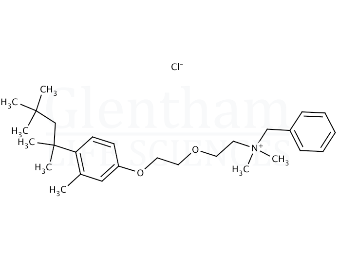 Methylbenzethonium chloride Structure