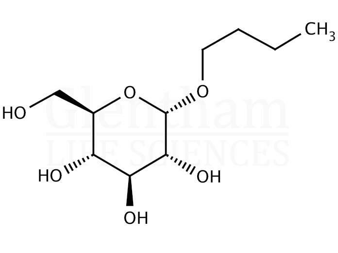 Butyl a-D-glucopyranoside Structure