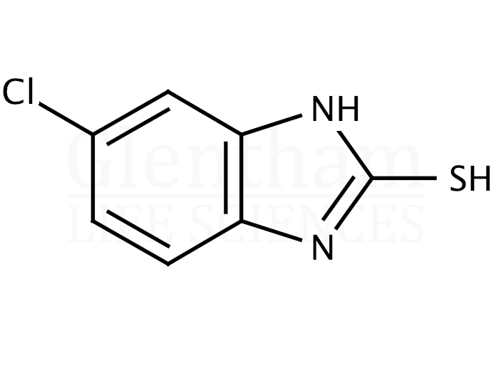 5-Chloro-2-mercaptobenzimidazole Structure