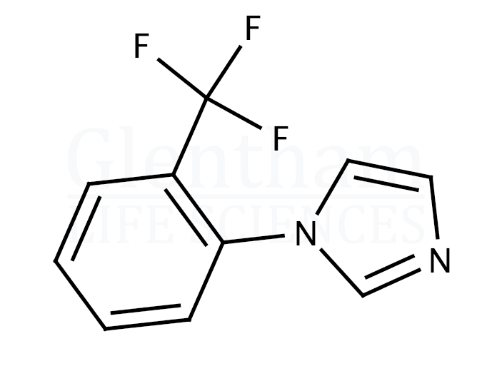 Structure for 1-[2-(Trifluoromethyl)phenyl]imidazole (25371-96-4)