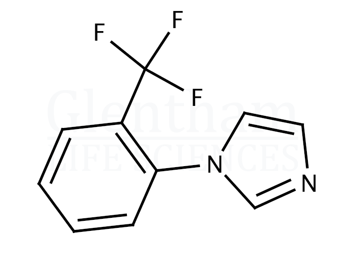 Structure for  1-[2-(Trifluoromethyl)phenyl]imidazole  (25371-96-4)