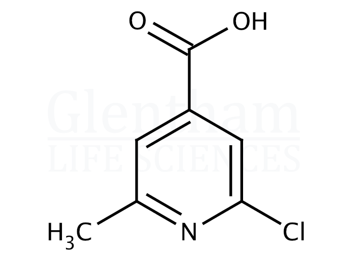 2-Chloro-6-methylpyridine-4-carboxylic acid Structure