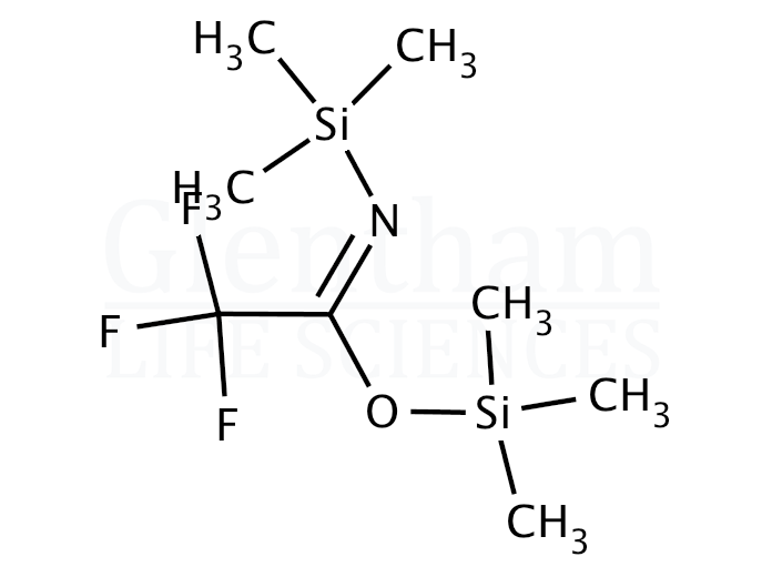 Structure for  Bis(trimethylsilyl)trifluoroacetamide  (25561-30-2)