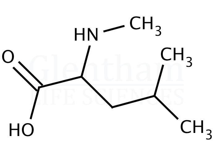 N-Methyl-DL-leucine hydrochloride Structure