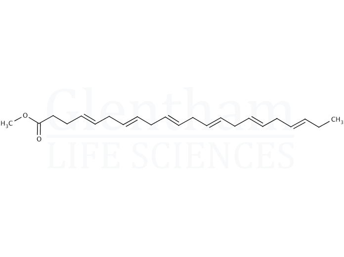 cis-4,7,10,13,16,19-Docosahexaenoic acid methyl ester Structure