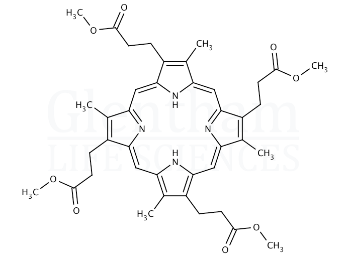 Structure for Coproporphyrin I tetramethyl ester