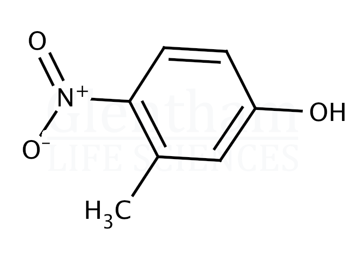 3-Methyl-4-nitrophenol (4-Nitro-m-cresol) Structure