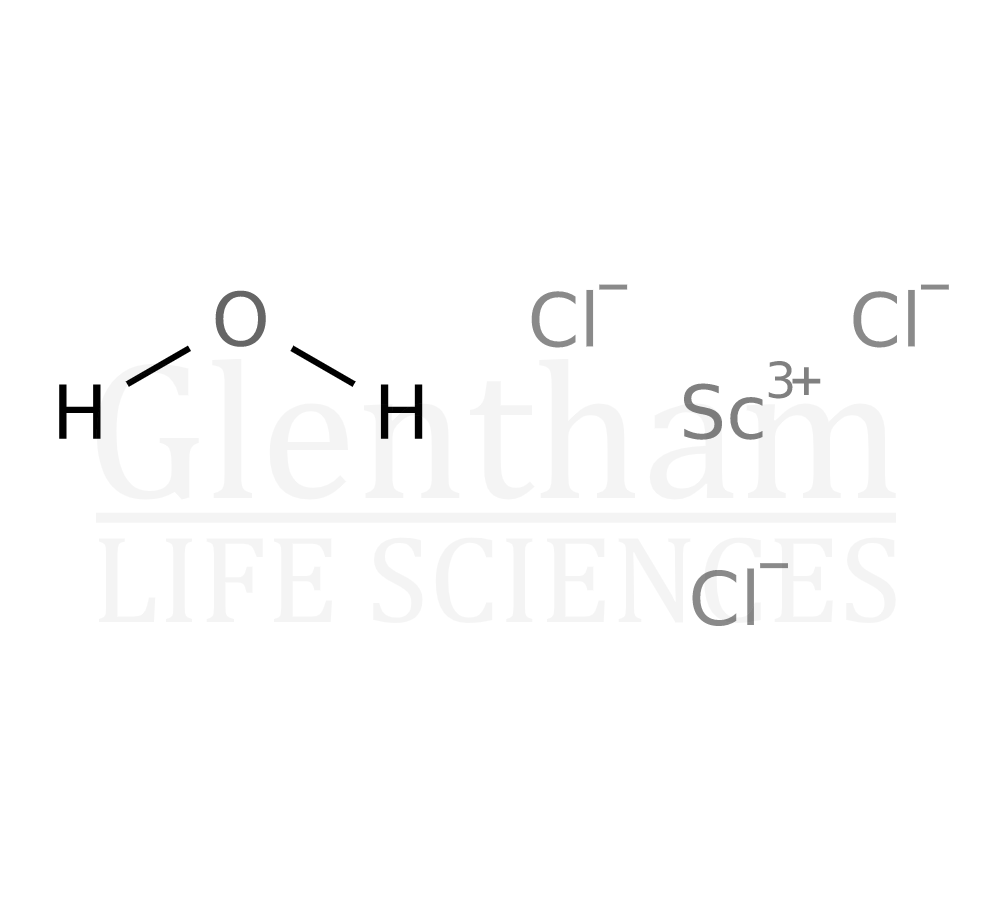 Scandium chloride hydrate, 99.9% Structure