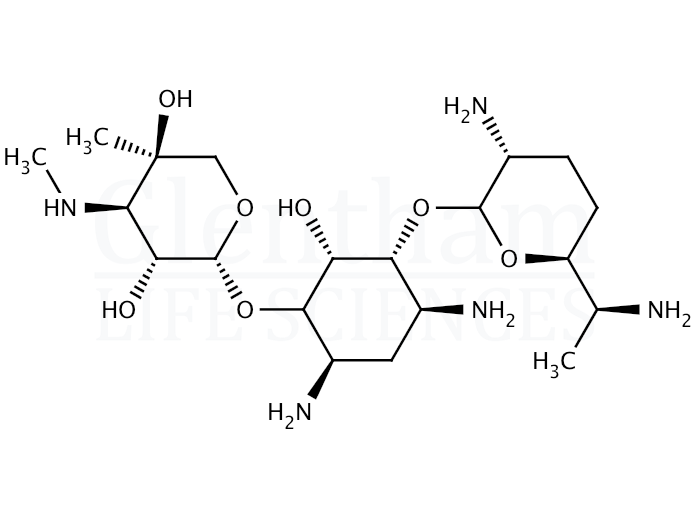 Structure for Gentamicin C2 pentaacetate salt