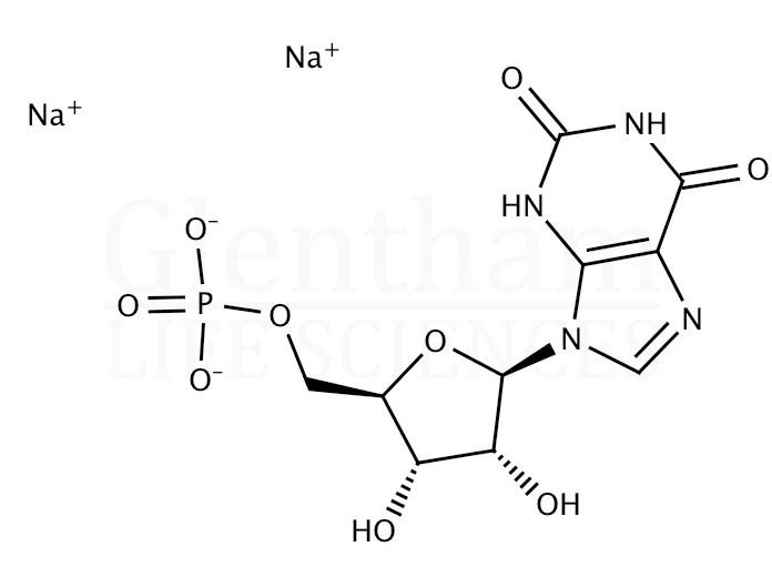 Structure for Xanthosine 5''-monophosphate disodium salt