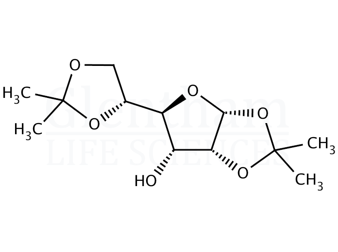 Structure for 1,2:5,6-Di-O-isopropylidene-alpha-D-allofuranose