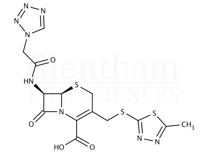 Structure for Cefazolin sodium salt (27164-46-1)