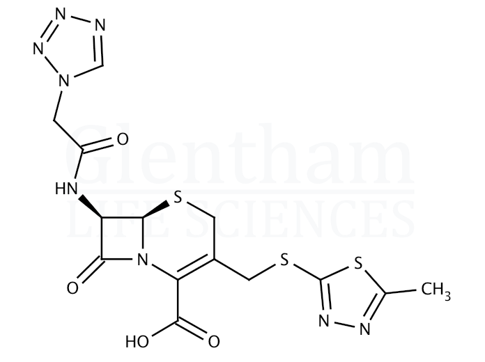 Structure for  Cefazolin  (25953-19-9)