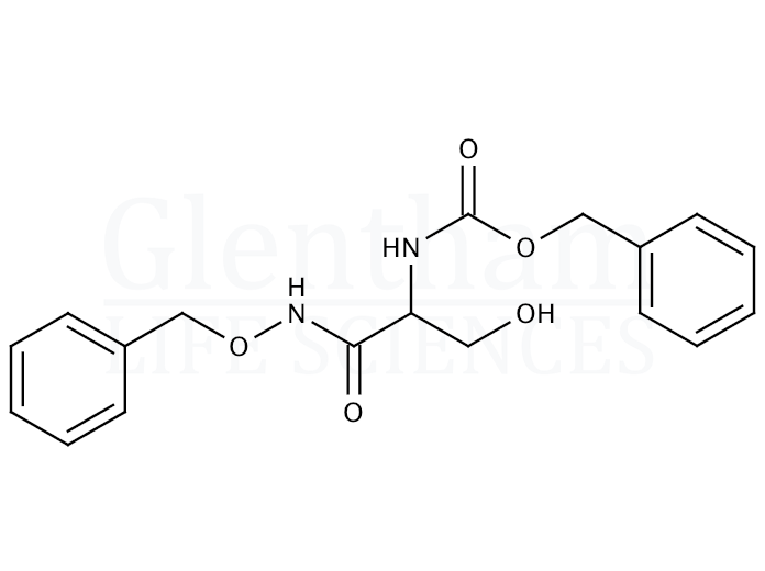 Structure for (S)-[1-[(Benzyloxy)carbamoyl]-2-hydroxyethyl]carbamic acid benzyl ester