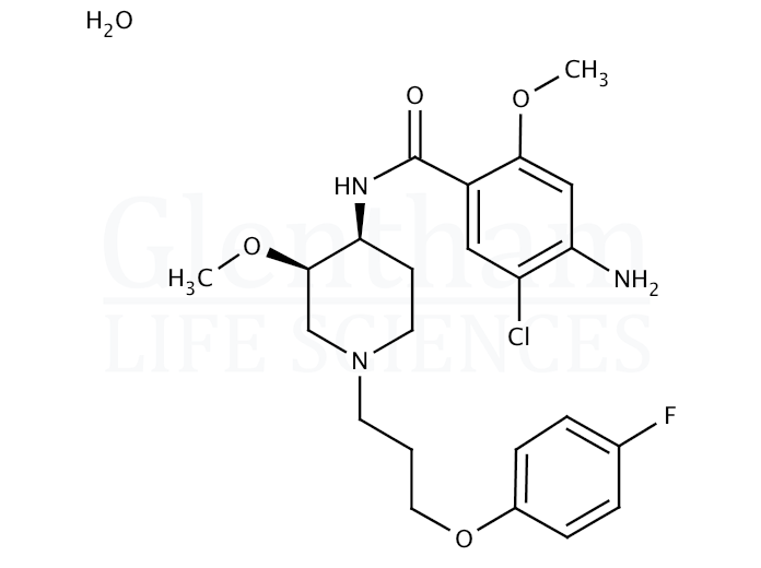 Structure for Cisapride monohydrate (260779-88-2)