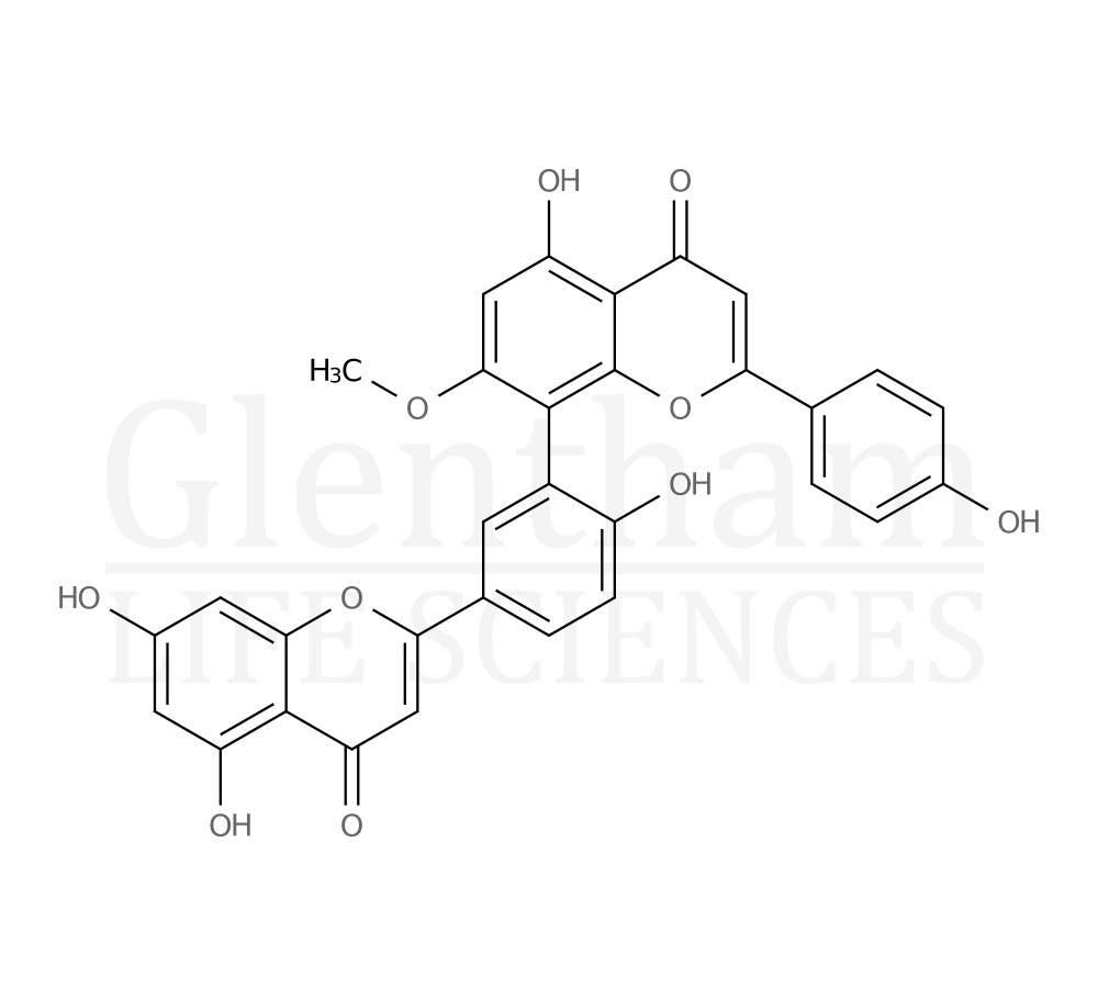 Structure for  Sotetsuflavone  (2608-21-1)