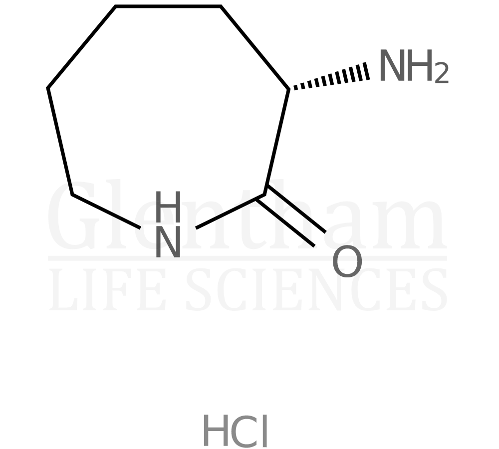 (S)-3-Aminoazepan-2-one hydrochloride Structure