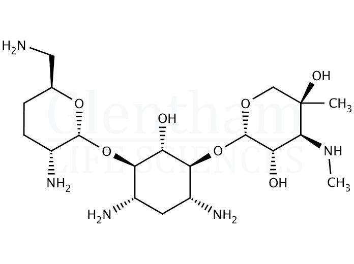 Gentamicin C1a pentaacetate salt Structure