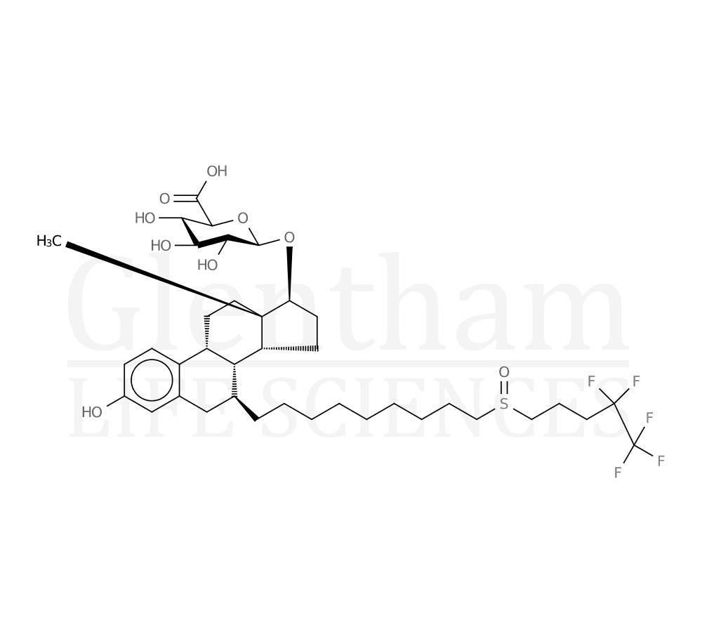 Fulvestrant 17-b-D-glucuronide Structure