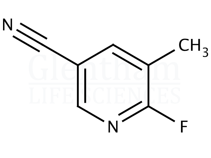 5-Cyano-2-fluoro-3-picoline (5-Cyano-2-fluoro-3-methylpyridine) Structure