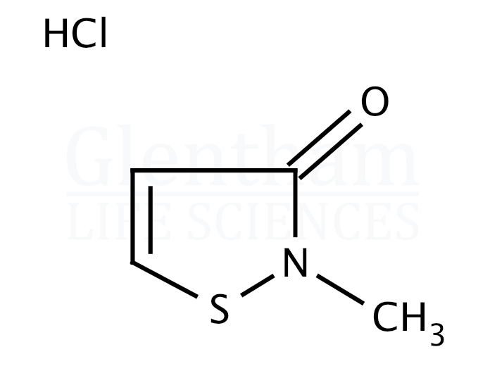 Structure for 2-Methyl-4-isothiazolin-3-one hydrochloride, aqueous solution