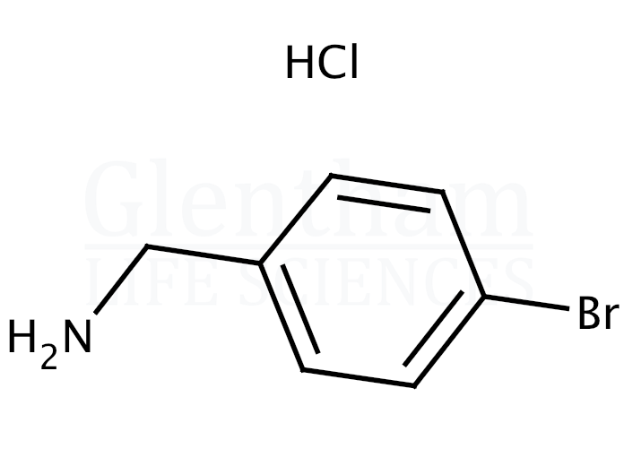 4-Bromobenzylamine hydrochloride Structure