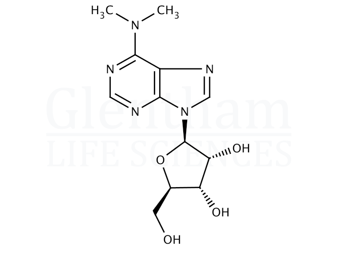 6-Dimethylamino-9-(b-D-ribofuranosyl)purine Structure