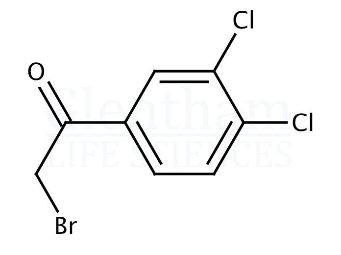 3,4-Dichlorophenacyl bromide Structure