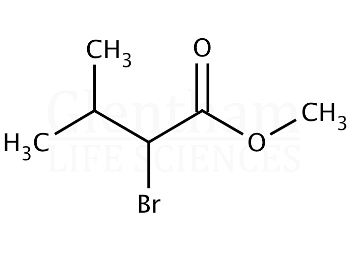 Methyl-2-bromoisovalerate Structure
