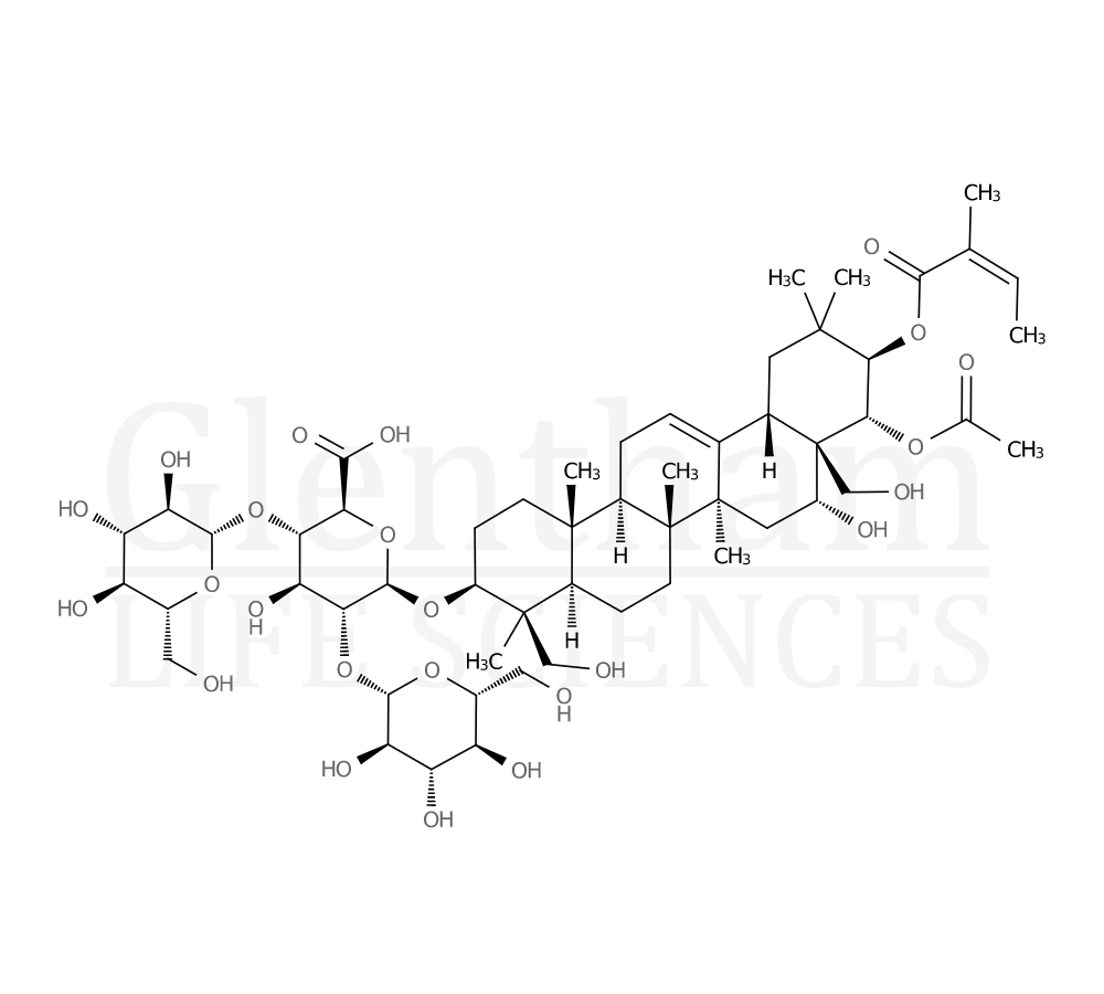 Structure for Escin IB (26339-90-2)