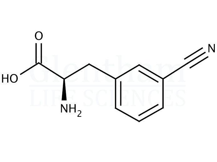 3-Cyano-D-phenylalanine Structure