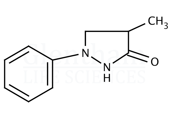 Structure for 1-Phenyl-4-methyl-3-pyrazolidone
