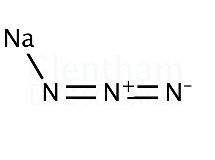 Structure for Sodium azide, 0.005% solution (26628-22-8)