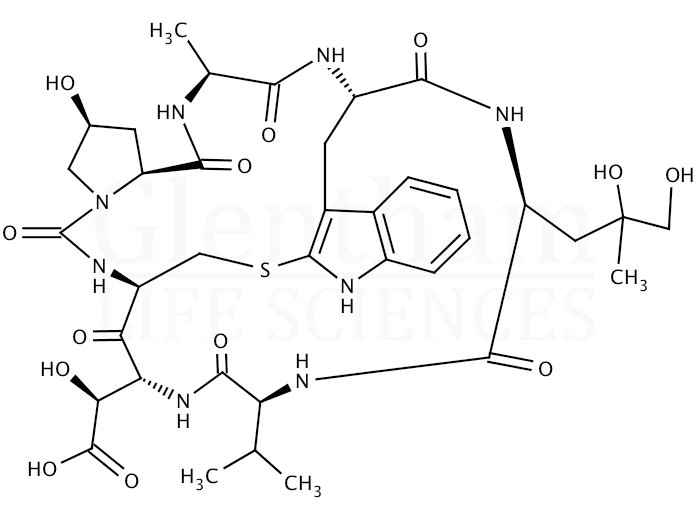 Structure for Phallacidin (26645-35-2)