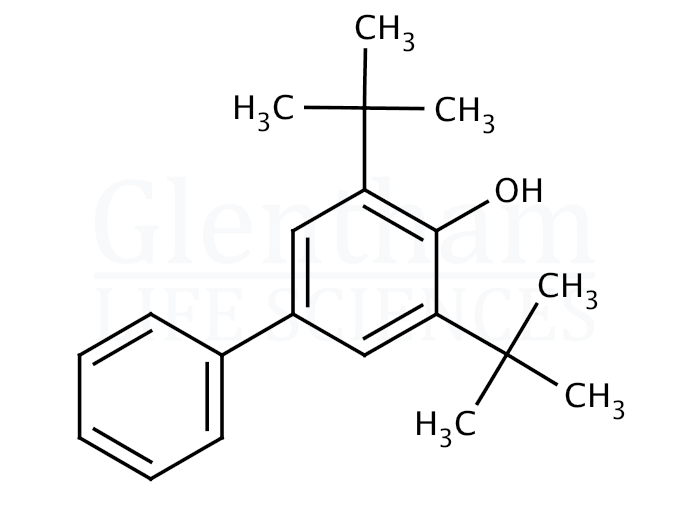 Structure for 2,6-Di(tert-butyl)-4-phenylphenol