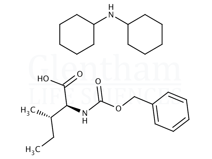 Structure for  Z-Ile-OH dicyclohexylammonium salt  (26699-00-3)