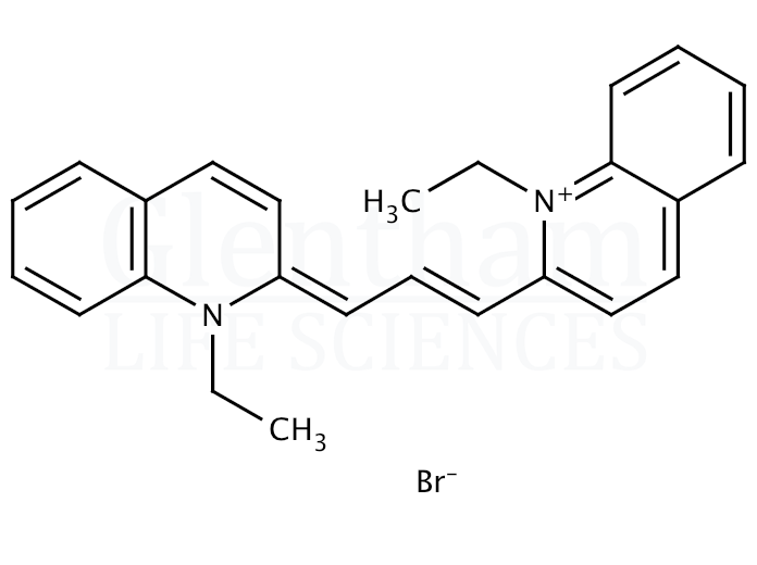 Structure for Pinacyanol bromide