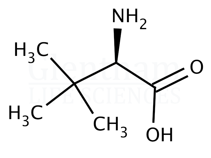 Structure for D-tert-Leucine