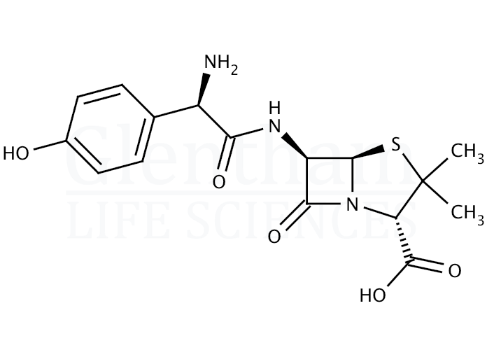 Structure for Amoxicillin sodium salt (34642-77-8)