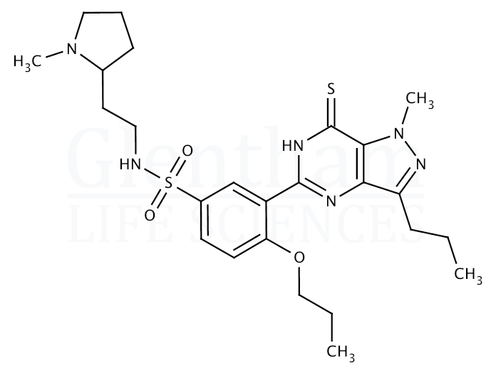 Structure for  Udenafil  (268203-93-6)